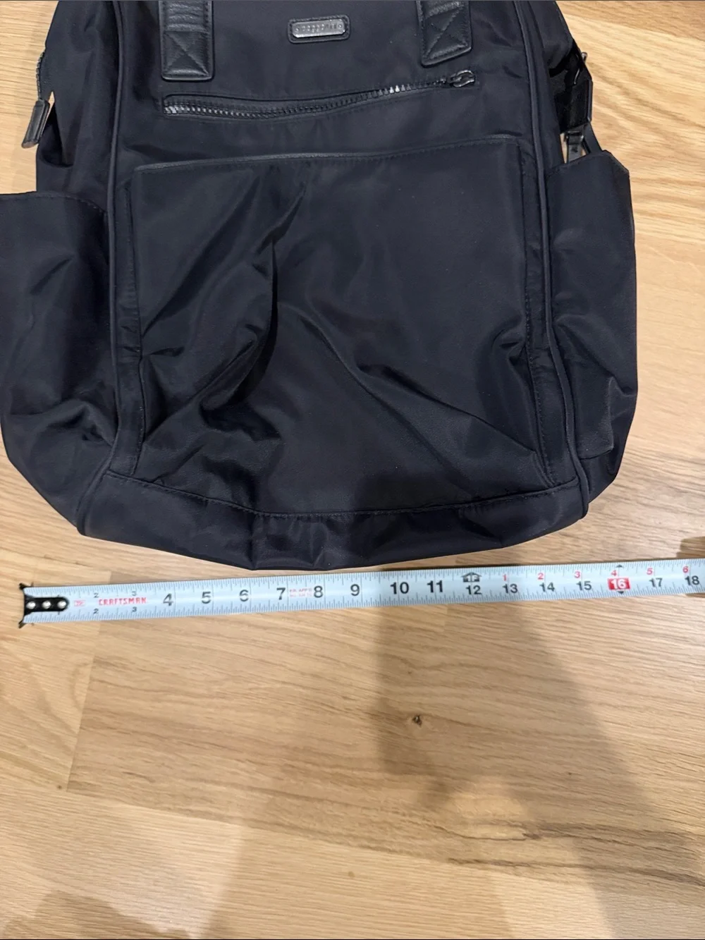 Black Laptop Travel Backpack Tote - Baggallini